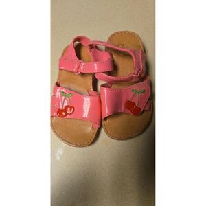 Baby Girls Sandals Pink with Red Apples Gymboree Size 8